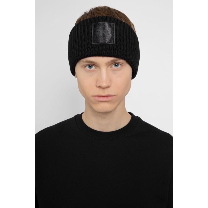 唯ㄧ現貨 💖 Y3 (Y-3) 💛 絕版精品！黑色！手洗、冷洗羊毛！美麗諾 > 髮帶、頭帶、領巾、圍脖、圍巾、羊毛帽！-細節圖11