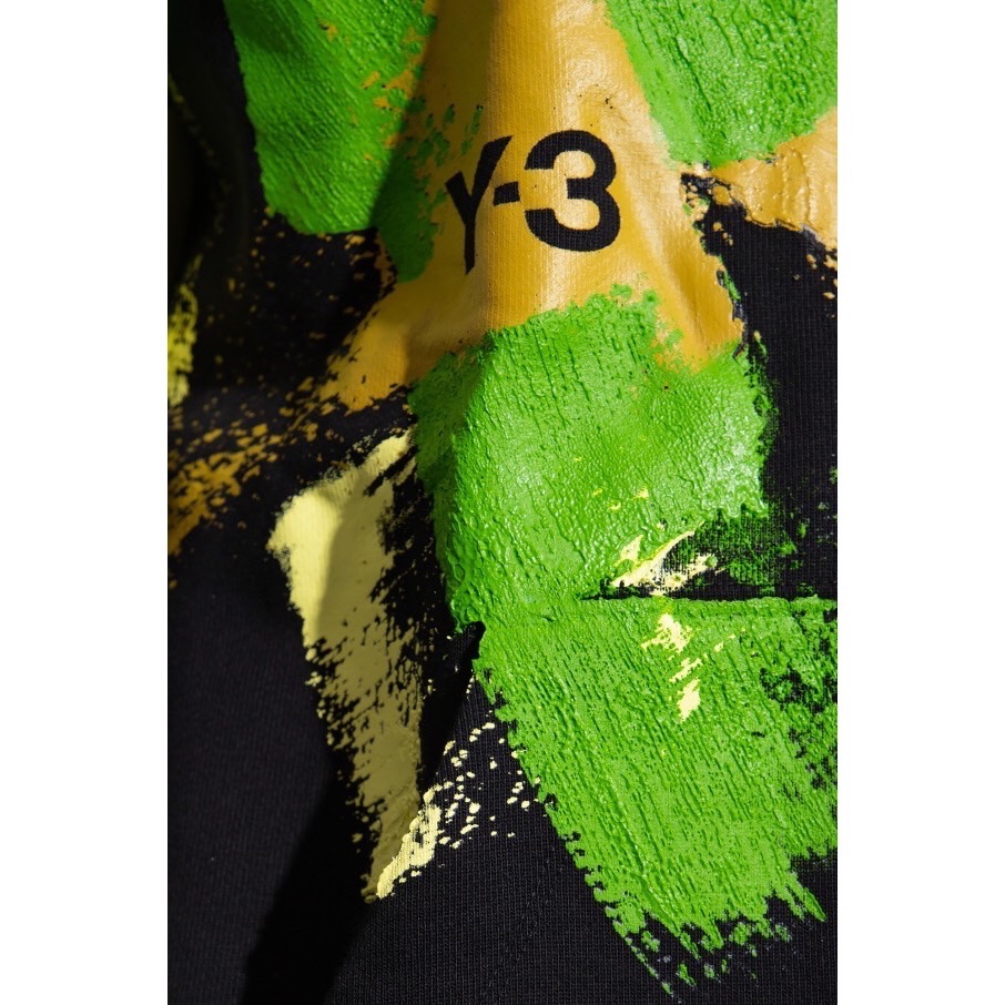 唯ㄧ現貨 💖 Y3 (Y-3) 💛 衝評價❗️絕版精品！黑色！筆觸！水墨 > 刺繡、連帽、長袖、外套、夾克、衛衣、帽T！-細節圖11