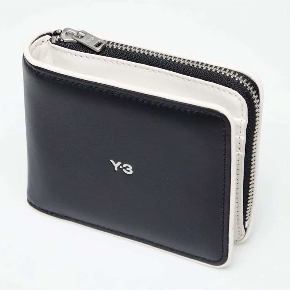 唯ㄧ現貨 💖 Y3 (Y-3) 💛 絕版精品！黑色、杏色、奶油色！財布 > 皮夾、短夾、卡夾、錢包、名片夾、鈔票夾！-細節圖5