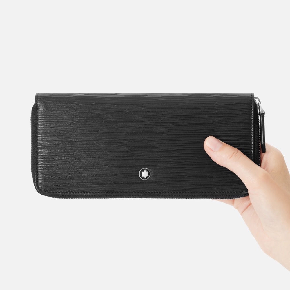 唯ㄧ現貨 💖 MONTBLANC (萬寶龍) 👩🏻 絕版精品！墨子、黑色！靈感 > 手拿包、收納包、頸掛包、長夾、卡夾！-細節圖10