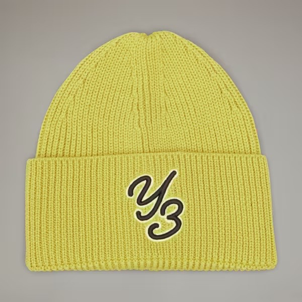 唯ㄧ現貨 💖 Y3 (Y-3) 💛 絕版精品！水果、甜椒、黃色！手洗、冷洗羊毛！藝術家 > 羊毛帽、毛線帽、針織帽！-細節圖7