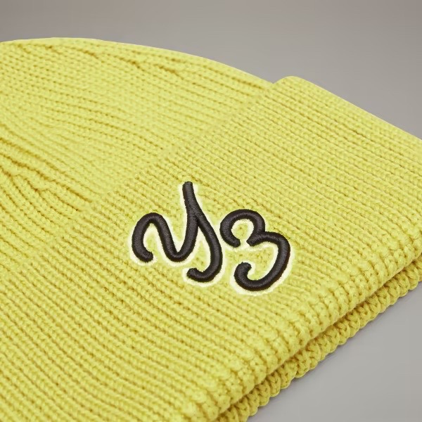 唯ㄧ現貨 💖 Y3 (Y-3) 💛 絕版精品！水果、甜椒、黃色！手洗、冷洗羊毛！小畫家 > 羊毛帽、毛線帽、針織帽！-細節圖9