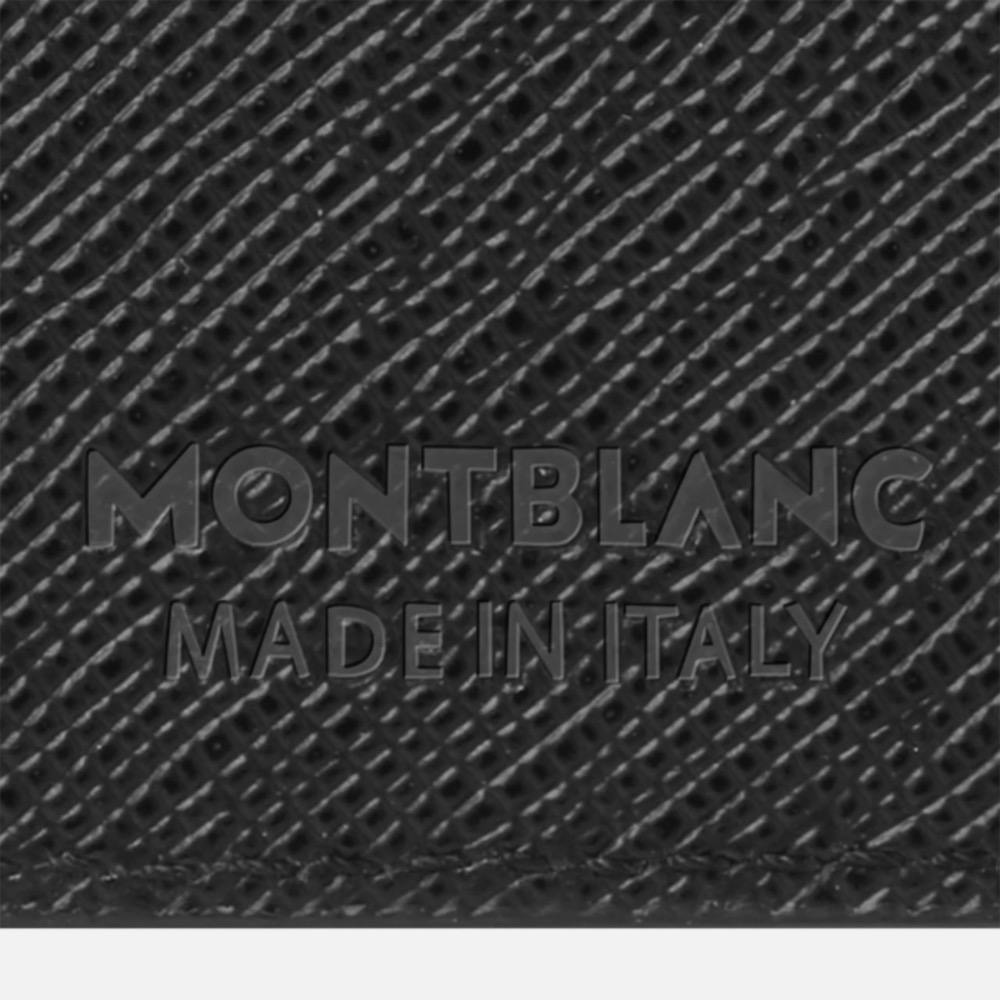 唯ㄧ現貨 💖 MONTBLANC (萬寶龍) 👩🏻 絕版精品！墨子、黑色！幾何 > 皮夾、短夾、卡夾、錢包、名片夾！-細節圖5