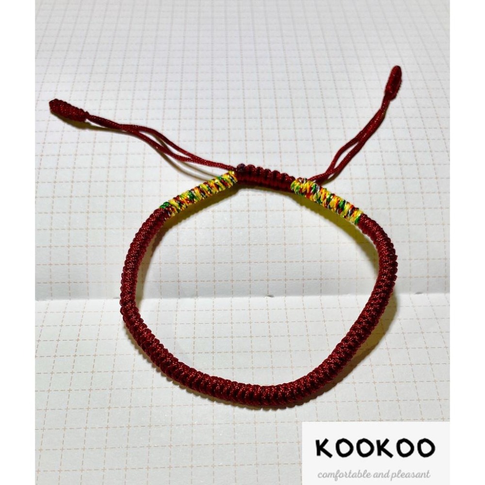 kookoo飾品✡金剛結祈福平安手環 五色繩 五色線 幸運繩 護身符 手工編織-細節圖9