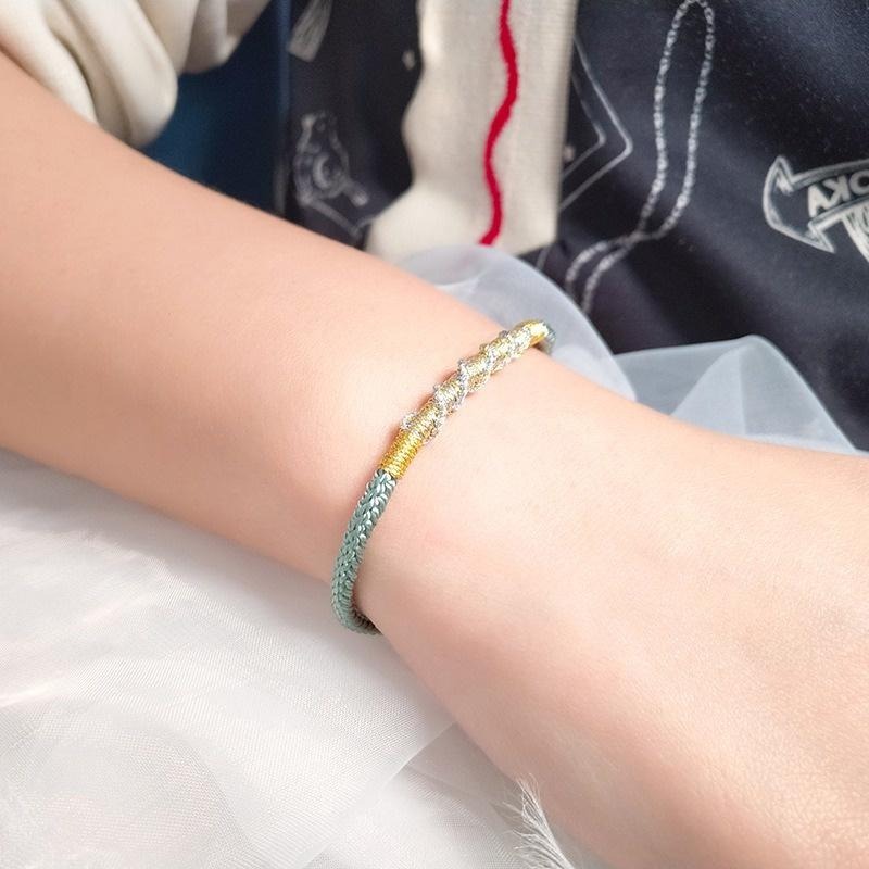 kookoo飾品✡時來運轉編織手環 守護手鍊 幸運手鍊 繩環 手工手環 轉運 好運-細節圖2