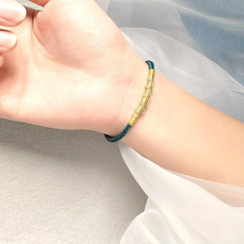 kookoo飾品✡時來運轉編織手環 守護手鍊 幸運手鍊 繩環 手工手環 轉運 好運-細節圖3