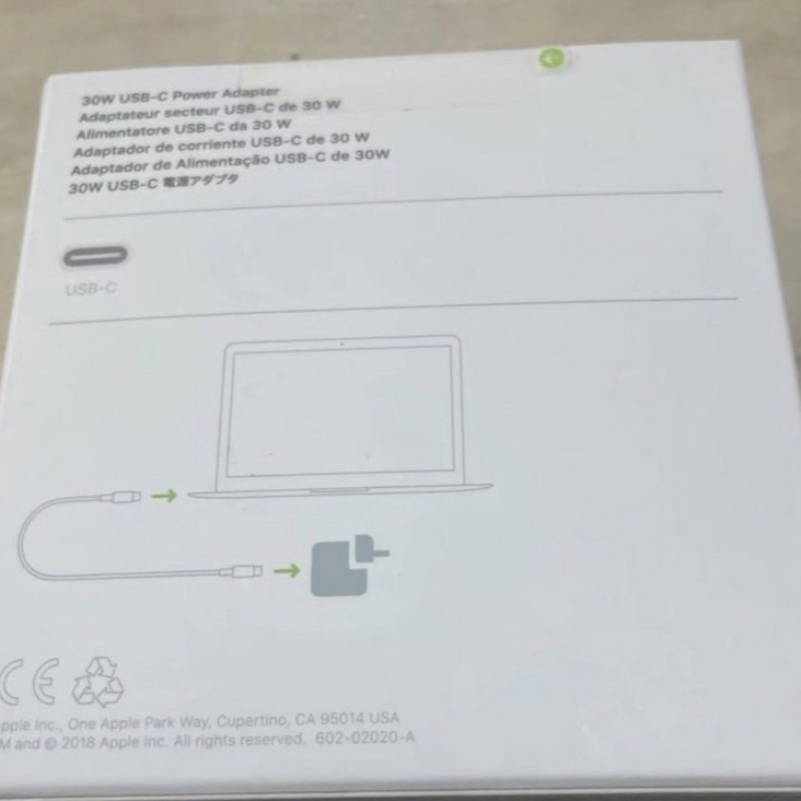 蘋果 Apple 30W Type-C USB-C PD 蘋果 筆電 平板 電源 變壓器 充電器 A1882 台灣公司貨-細節圖5