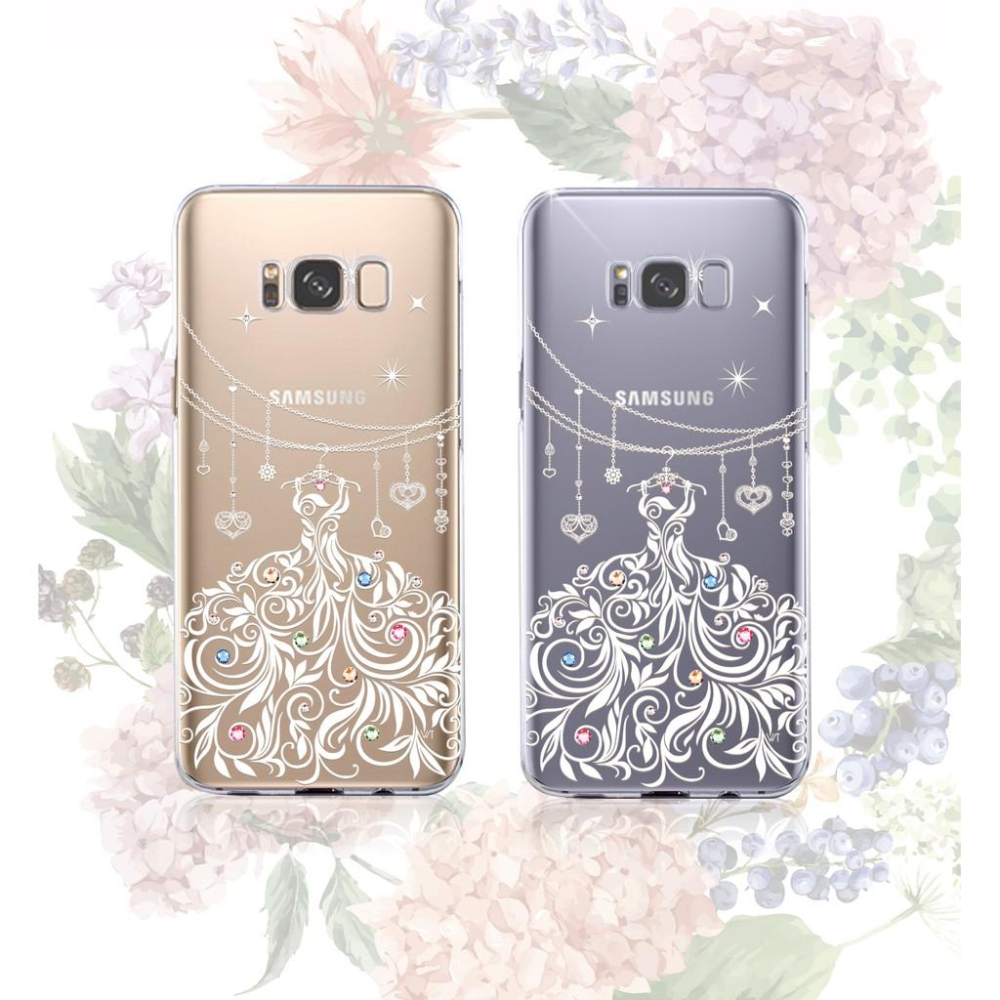 Samsung Galaxy S8 / S8+ 施華洛世奇水晶 奢華 彩鑽保護殼 - 浪漫婚紗-細節圖2