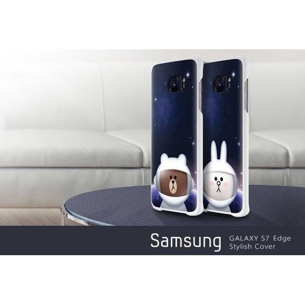 Samsung Galaxy S7 edge 【 熊大圖案 】原廠薄型背蓋 LINE FRIENDS-細節圖5