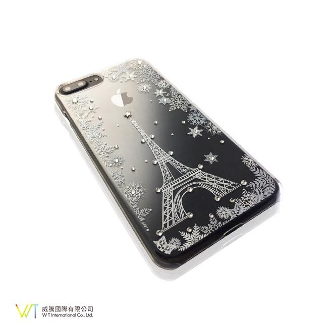 Apple iPhone8 / 8 Plus 【 鐵塔風情 】施華洛世奇水晶 奢華 彩鑽保護殼-細節圖2