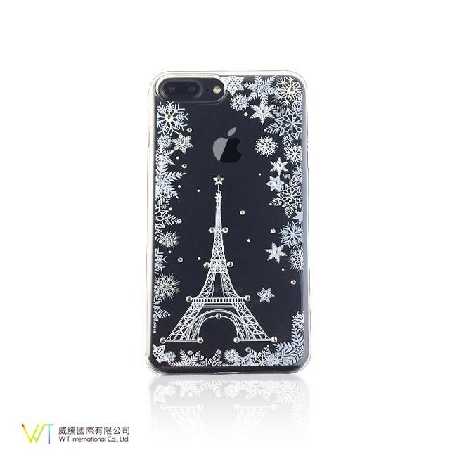 Apple iPhone8 / 8 Plus 【 鐵塔風情 】施華洛世奇水晶 奢華 彩鑽保護殼-細節圖3