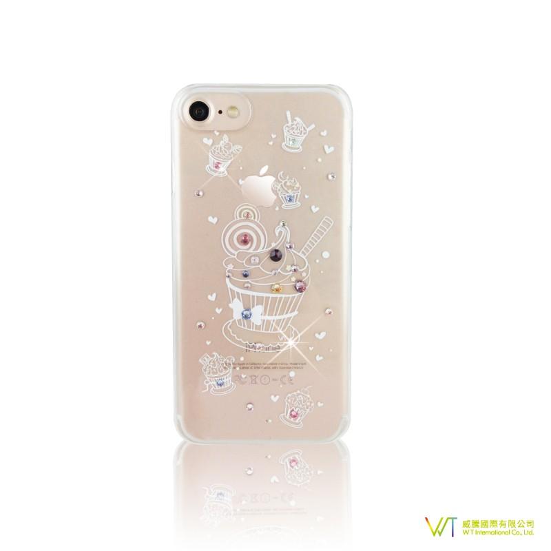 Apple iPhone8 / 8 Plus  施華洛世奇水晶 奢華 彩鑽保護殼  - 杯子蛋糕-細節圖3