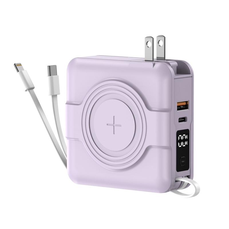 超級萬能充 行動電源 22.5W充電 五台設備可進行充電 10000mAh 多功能五合一 QC PD USB-細節圖8