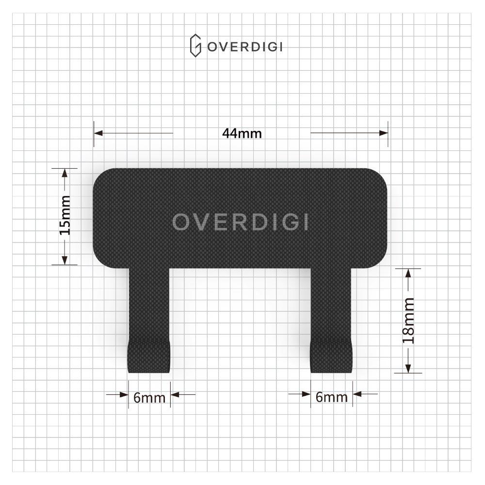 OVERDIGI超薄0.4mm手機殻掛繩片-單環＋雙環二入套組-細節圖2