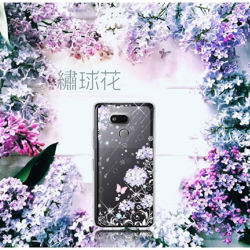 HTC Desire 12s 施華洛世奇水晶 彩繪空壓殼 軟殼 -【楓彩】-細節圖2