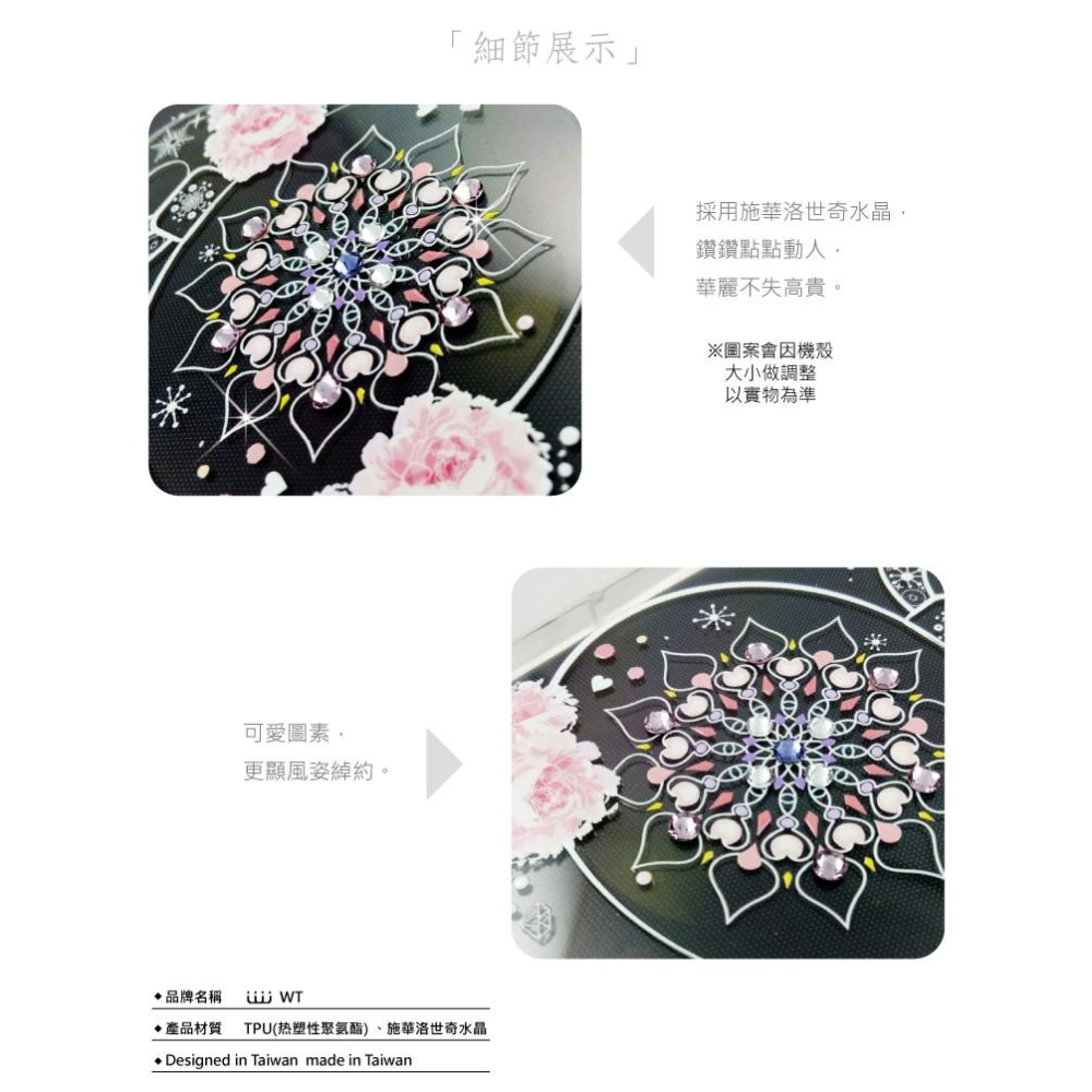 Apple iPhone 6/7/8 Plus (5.5共用) 【 香氛 】施華洛世奇水晶 彩繪空壓殼 軟殼-細節圖3