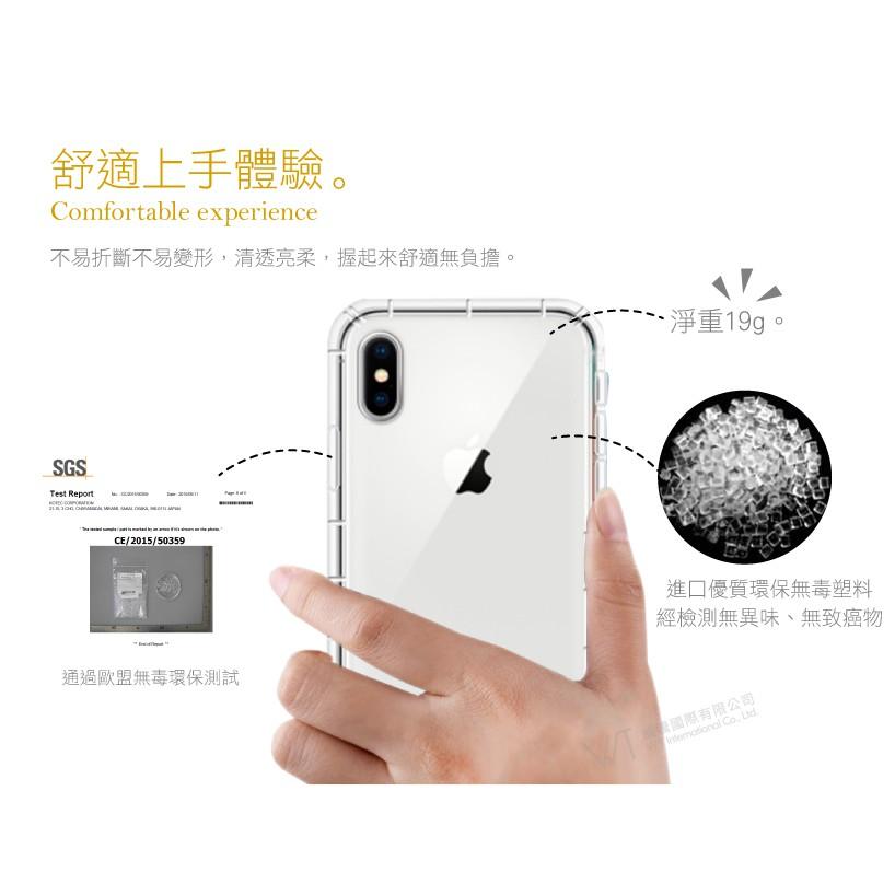 HTC Desire 10 / 825 空壓氣墊TPU殼 透明 防摔 氣墊 抗震殼 軟殼 透明殼-細節圖5