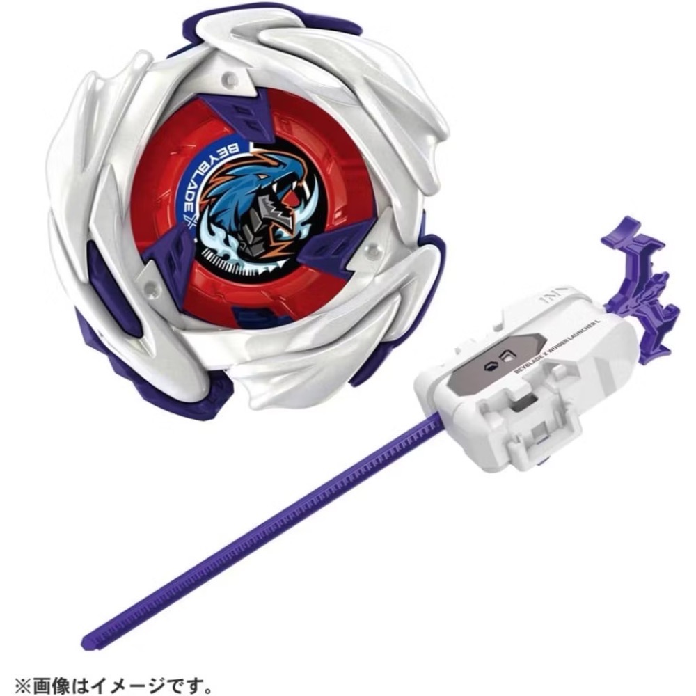 現貨 戰鬥陀螺UX-17 隕星龍騎士 附發射器組(左迴旋)-細節圖2