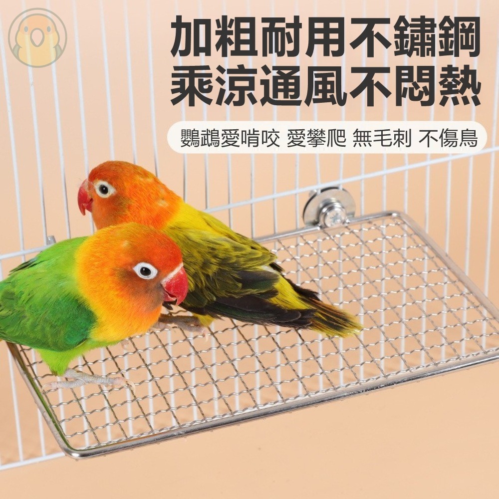 [蹦蹦鳥] 鸚鵡不鏽鋼站台 站架 跳台 鸚鵡 蜜袋鼯 寵鼠跳台-細節圖2