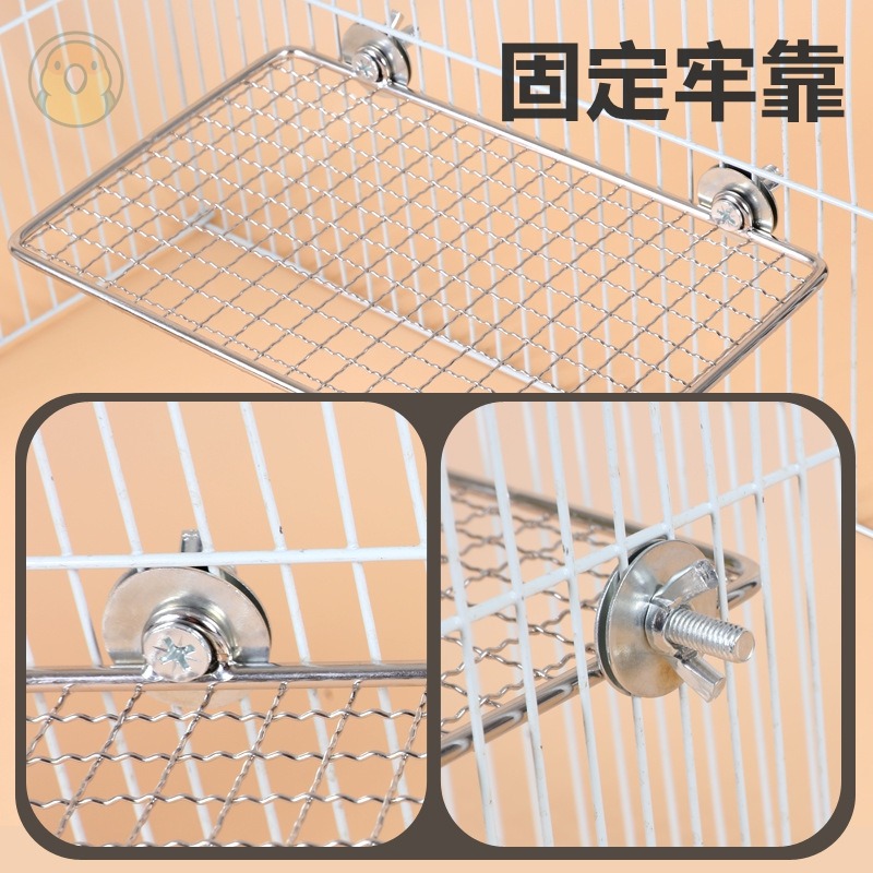 [蹦蹦鳥] 鸚鵡不鏽鋼站台 站架 跳台 鸚鵡 蜜袋鼯 寵鼠跳台-細節圖4