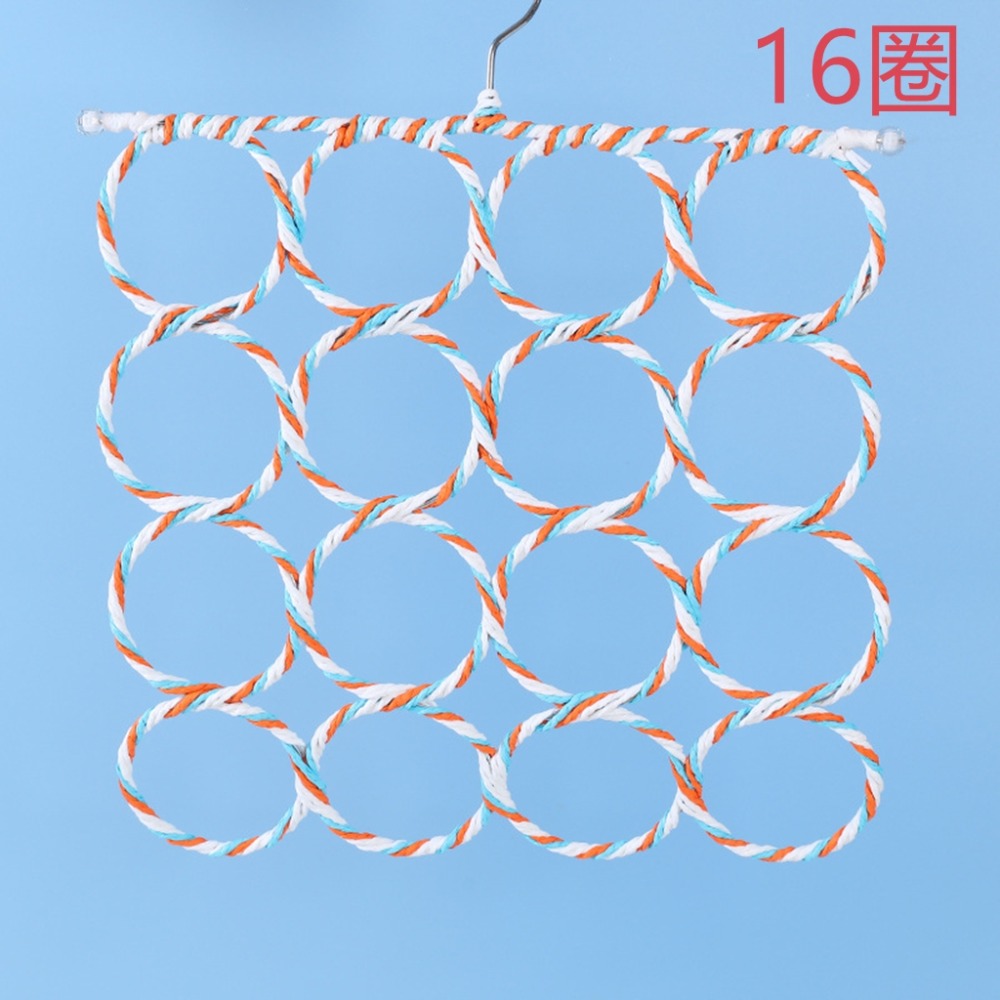 [蹦蹦鳥] 鸚鵡吊環攀爬網 爬行網玩具 啃咬編織網 9環 / 16環-規格圖5