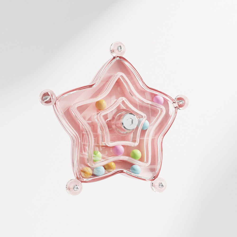 [蹦蹦鳥] 海星轉轉樂 鸚鵡啃咬解悶益智玩具樂虎皮玄鳳 轉盤 轉輪鳥玩具 鳥籠配件-規格圖3