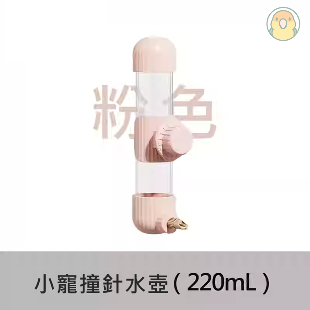 [蹦蹦鳥-台灣現貨] 鸚鵡寵物鳥自動飲水器 撞針水壺 防漏水 防水質汙染-規格圖5