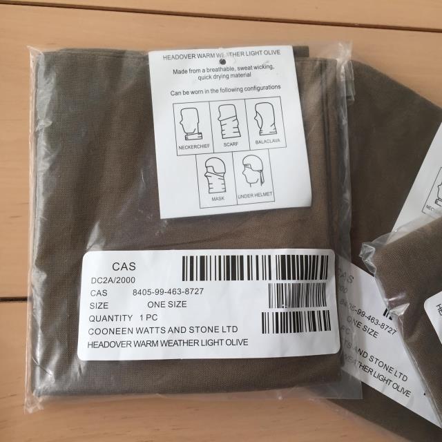 【Bearer】英軍公發 SAS 狼棕色頭套 MTP PCS套頭圍脖 頭巾 防曬透氣騎行 多功能頭套-細節圖3