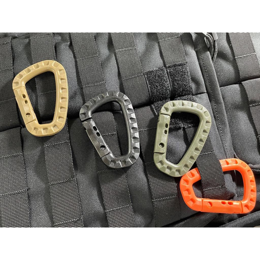 【Bearer】D型扣 MOLLE 戰術快開掛勾 戰術快扣 生存遊戲 背包扣 D扣 ITW D型扣 OT-05-細節圖2