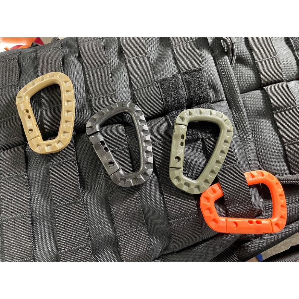 【Bearer】D型扣 MOLLE 戰術快開掛勾 戰術快扣 生存遊戲 背包扣 D扣 ITW D型扣 OT-05-細節圖3