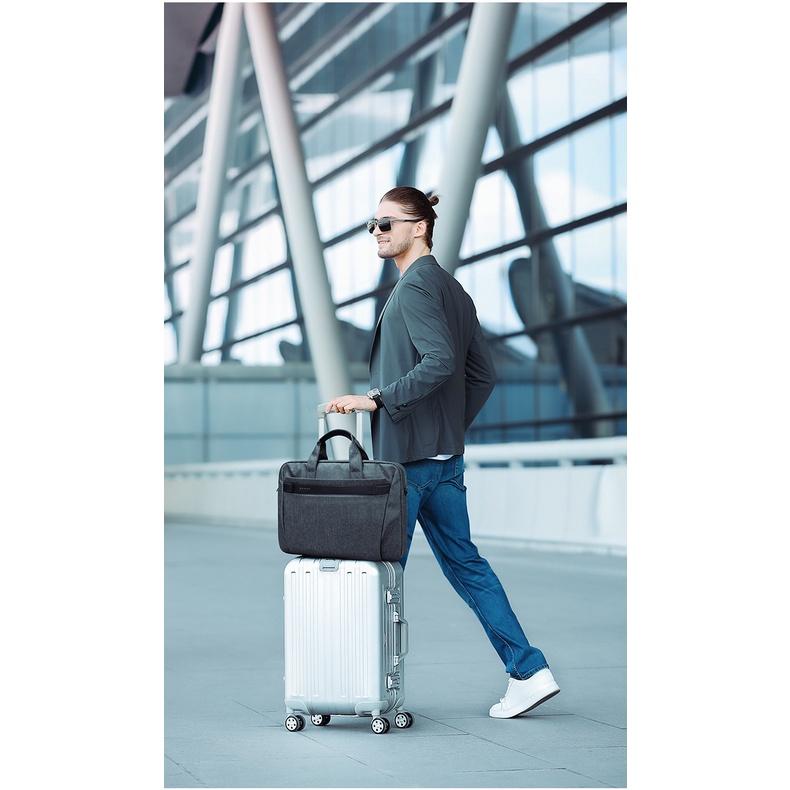 【Bearer】現貨 bange 商務手提筆電包 公文包 上班 拉絲質感 15.6吋 多層防震 防潑水 LTB-06-細節圖4