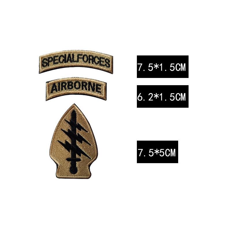 【Bearer】魔鬼氈 北約 美國陸軍101空降師 82空降師 附毛面 刺繡魔術貼章-細節圖4