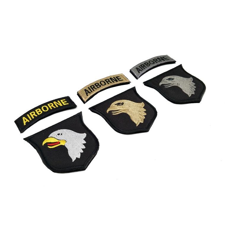 【Bearer】魔鬼氈 北約 美國陸軍101空降師 82空降師 附毛面 刺繡魔術貼章-細節圖6