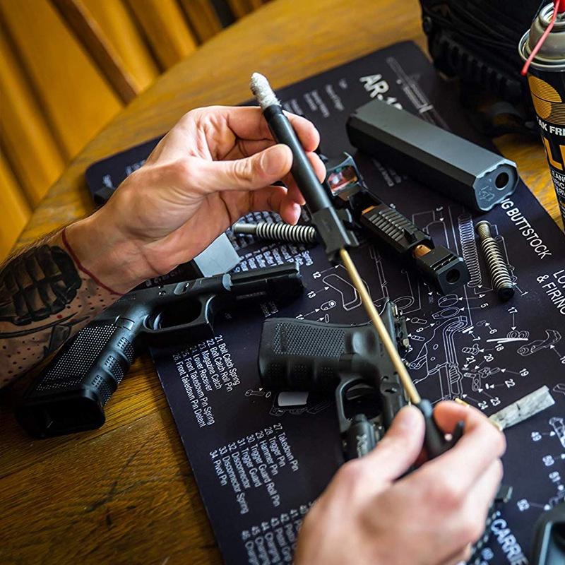 【Bearer】AR-15 1911 克拉克 世界地圖 超大滑鼠墊 專業槍匠工作墊 加厚舒適 鎖邊耐用 OT-MP-細節圖3