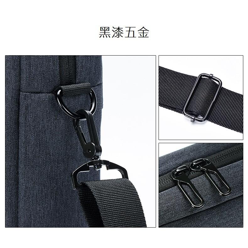 【Bearer】手提純色筆電包 15.6吋手提商務 4色任選 超耐磨 防潑水 多層防震  LTB-03-細節圖6