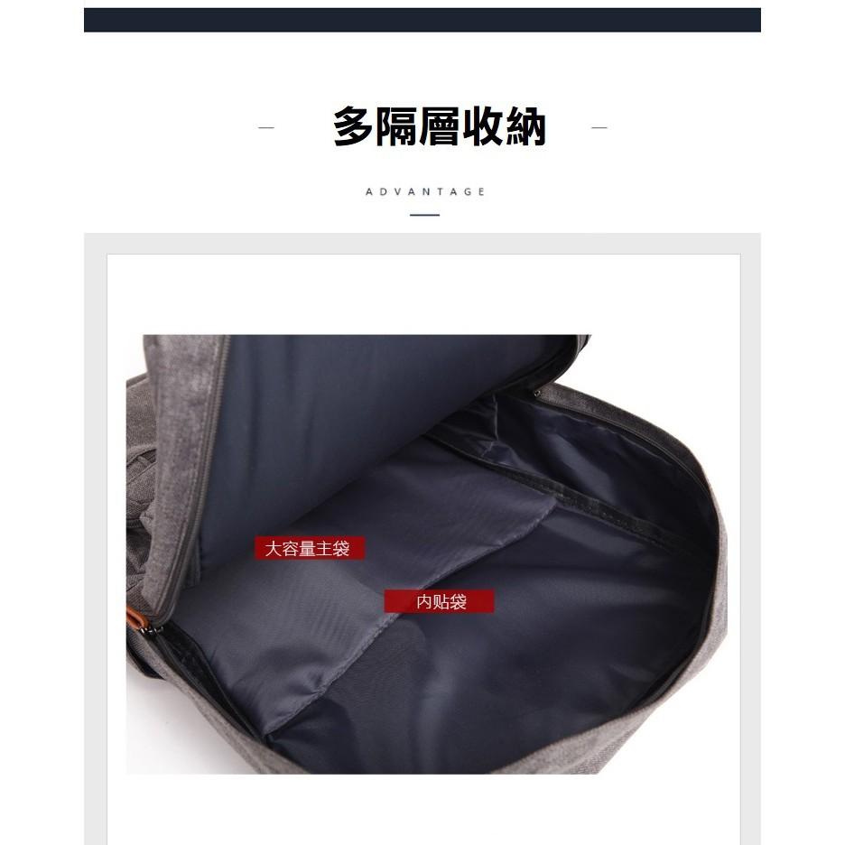 【Bearer】時尚文青休閒電腦商務背包 PP-14-細節圖2