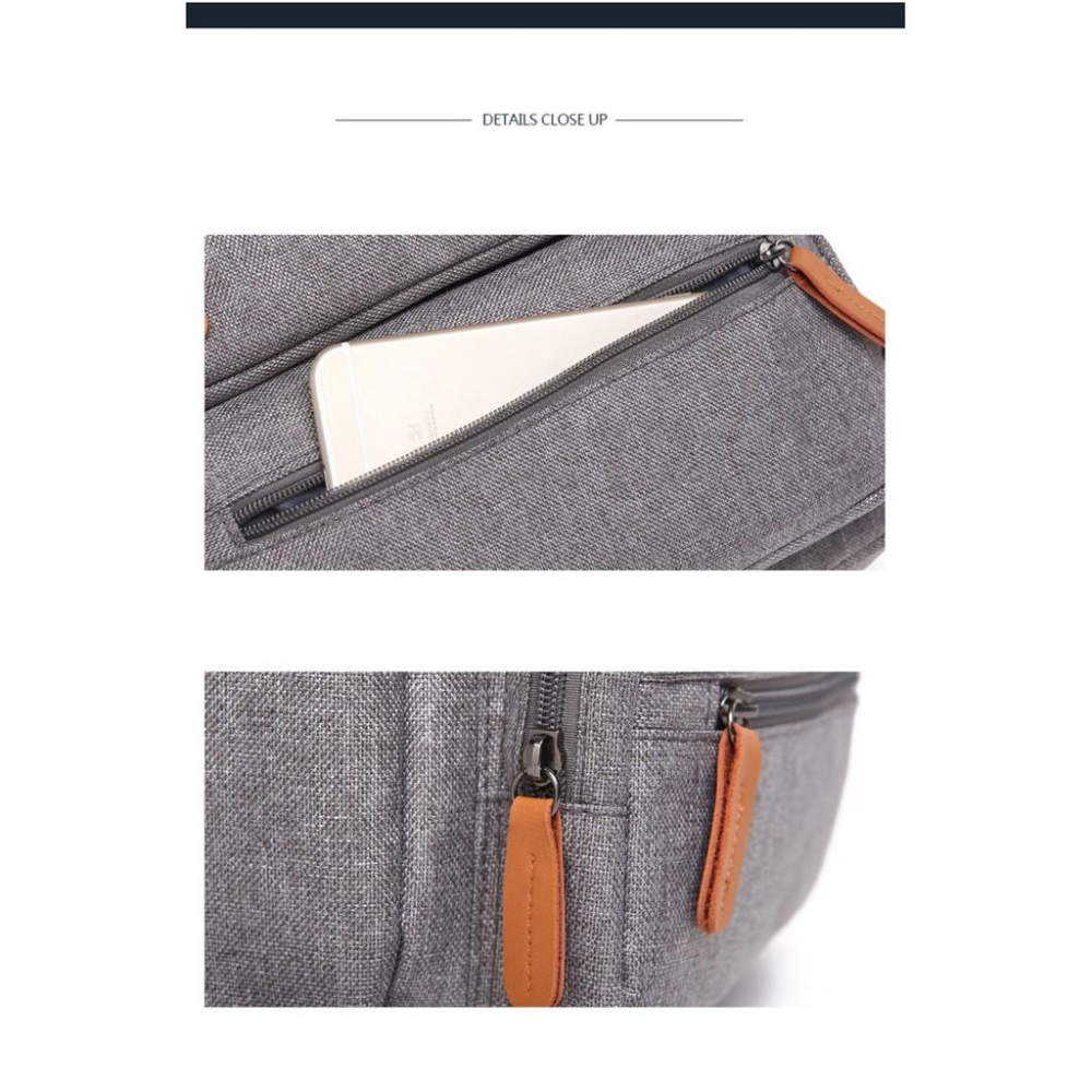 【Bearer】時尚文青休閒電腦商務背包 PP-14-細節圖5