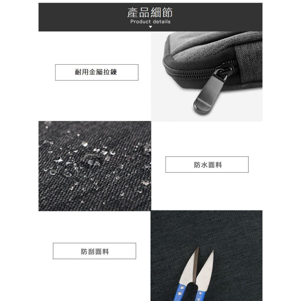 【Bearer】手提筆電包 輕薄商務 無印 15.6吋 13.3吋 內膽包 多層防震 LTB-02-細節圖4