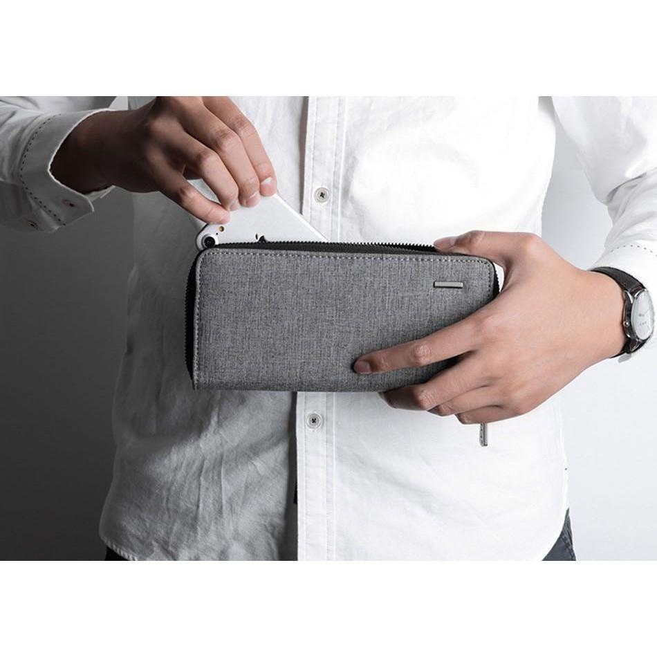【Bearer】拉鏈長夾 手拿包 男長夾 長皮夾 長錢包 零錢格 多卡位 手機包 皮包 皮夾 男生長夾 PK-02-細節圖4