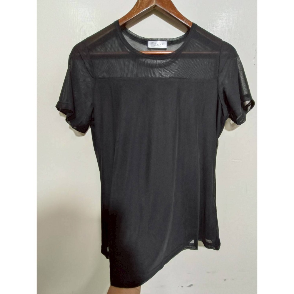 短袖圓領雙層衣-細節圖2