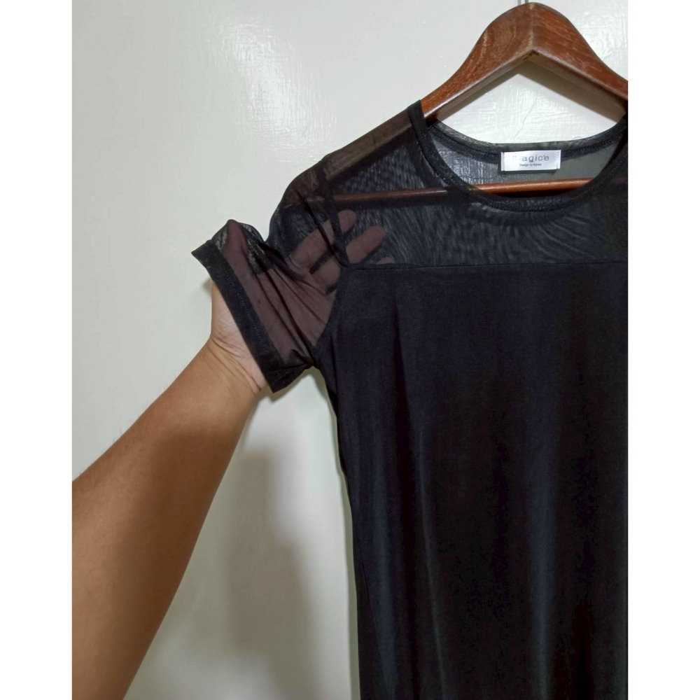 短袖圓領雙層衣-細節圖3