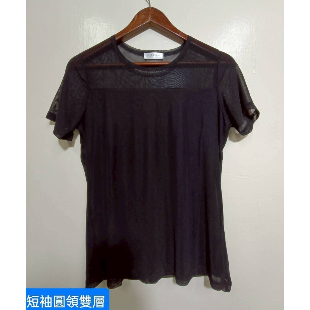 短袖圓領雙層衣-細節圖4