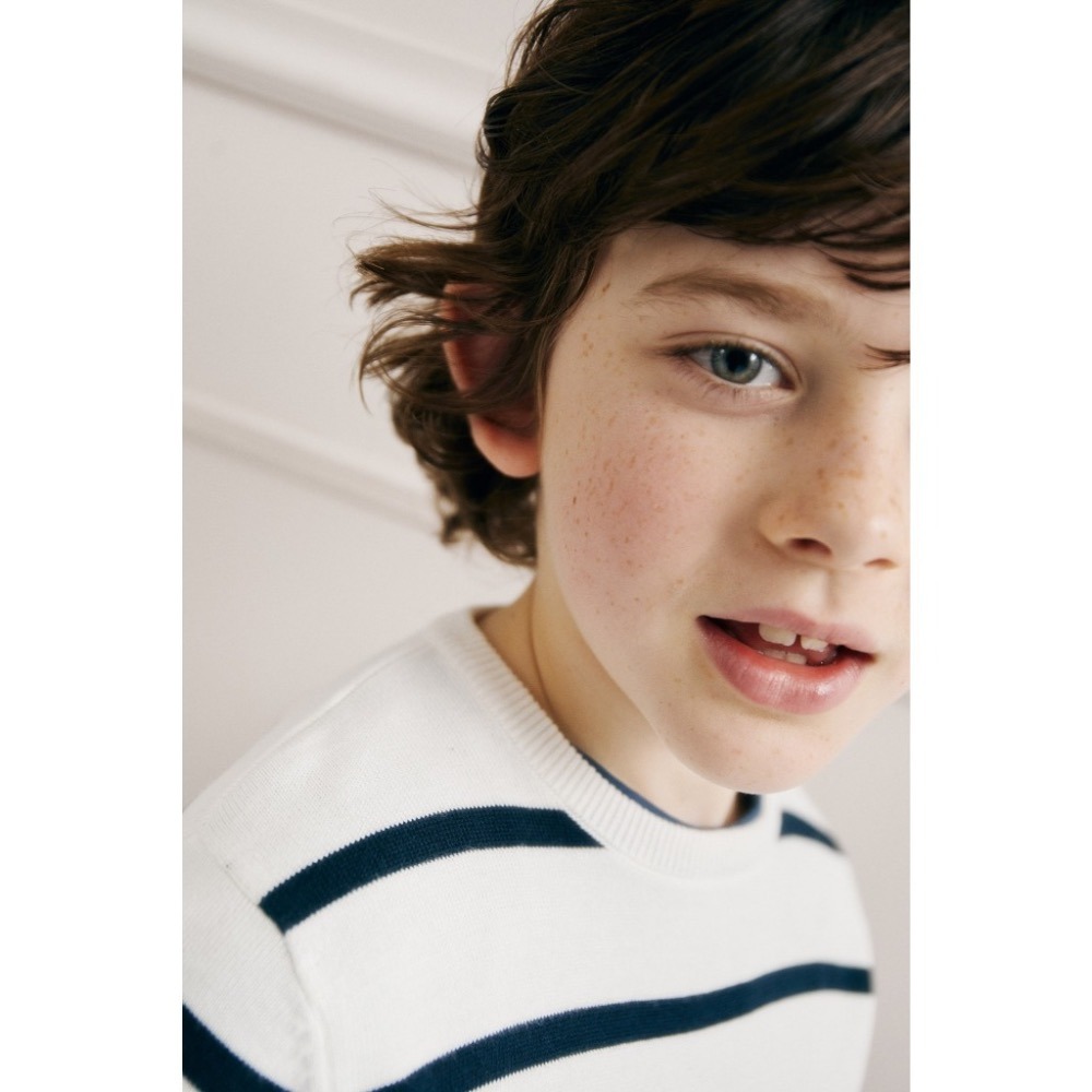 《西班牙代購》西班牙Sfera 男童條紋長袖毛衣-細節圖3