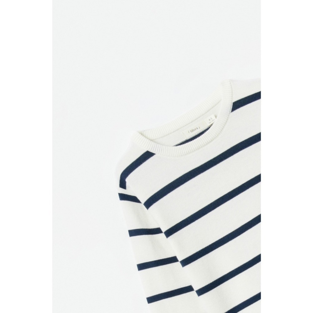 《西班牙代購》西班牙Sfera 男童條紋長袖毛衣-細節圖6