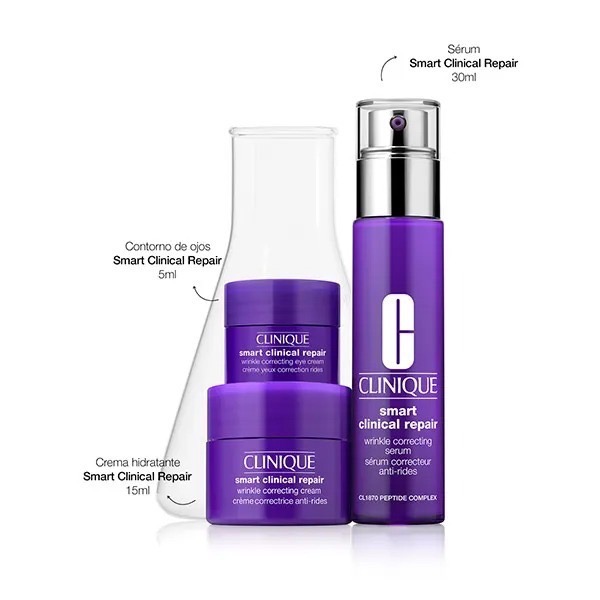《西班牙代購》倩碧（CLINIQUE）智慧臨床皺紋修復精華套裝-細節圖2