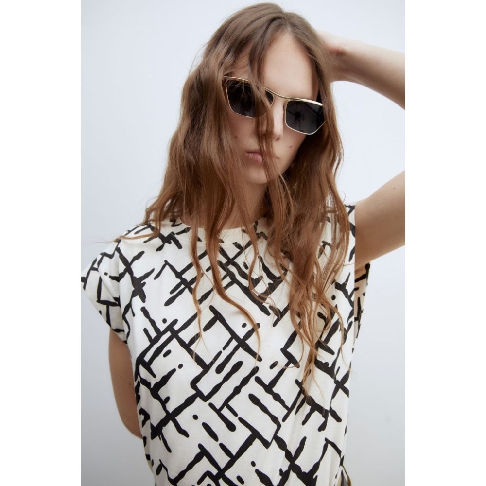 《西班牙代購》西班牙Sfera 印花短袖T恤(白)-細節圖5