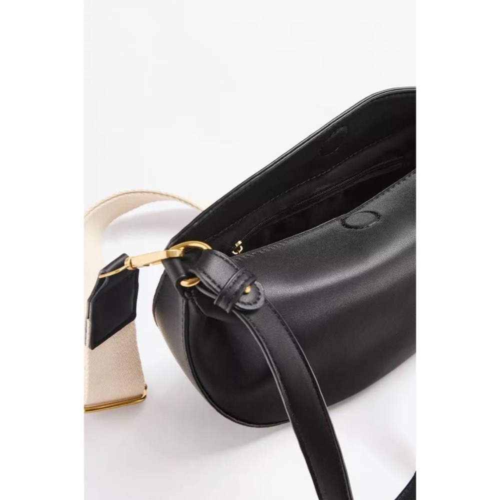 《西班牙代購》 Lefties雙手把褶皺單肩包-細節圖3