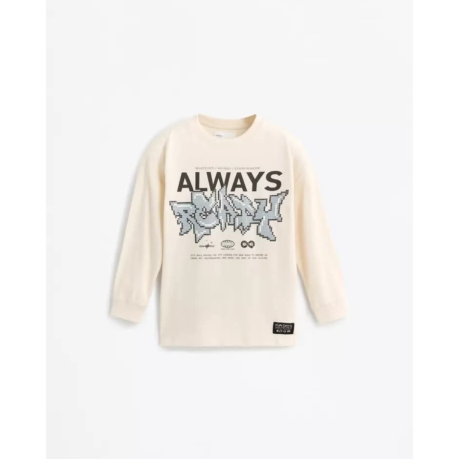 《西班牙代購》Lefties 男童像素化印花T-shirt-細節圖5