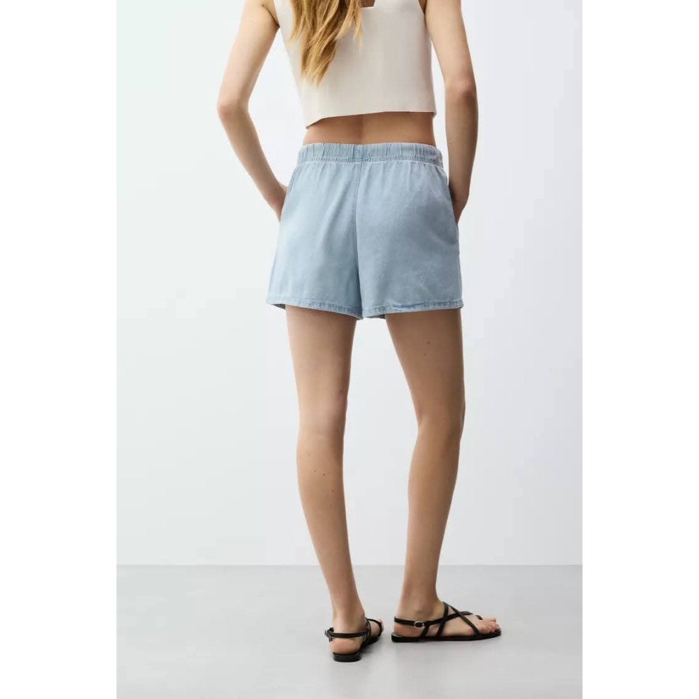 《西班牙代購》Lefties基本款牛仔短褲-細節圖4