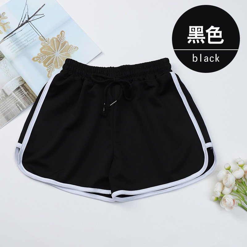 夏季大碼高腰顯瘦瑜珈運動短褲-規格圖1